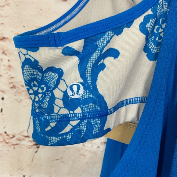 Lululemon No Limits Tank Beaming Blue Top - Picture 7 of 8